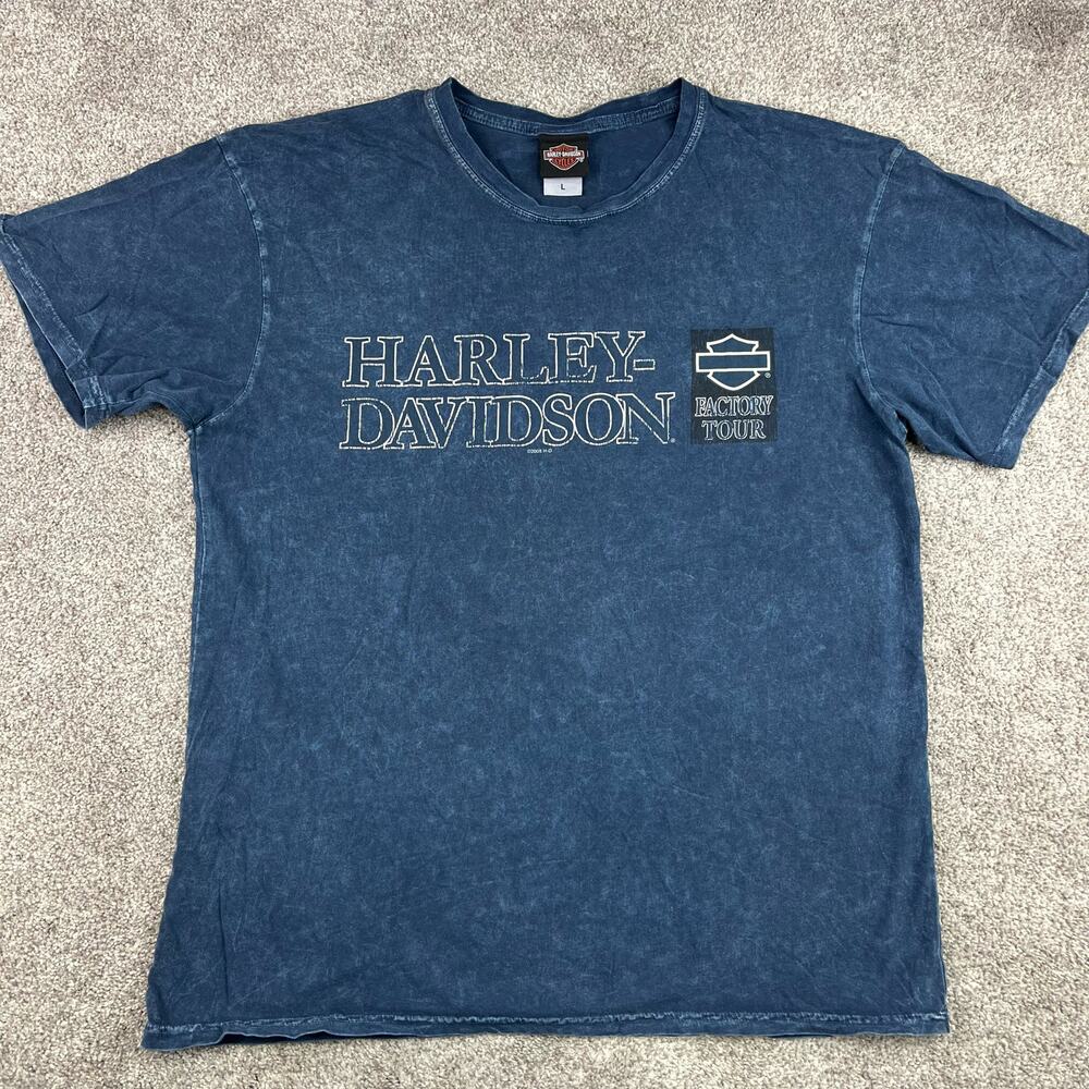 Harley-Davidson Vehicle Operations Factory Tour T-shirt size L